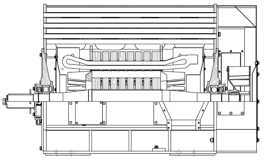 Електродвигател 250kW, 1500, B3, AOR 355 X-4, IC511