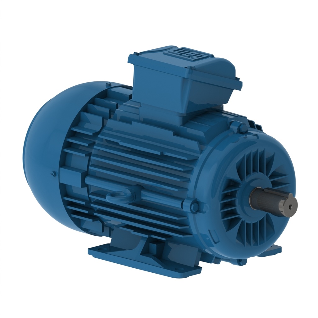 Електродвигател 30kW, 1000, B3, 225, чугунен, WEG W22, IE4