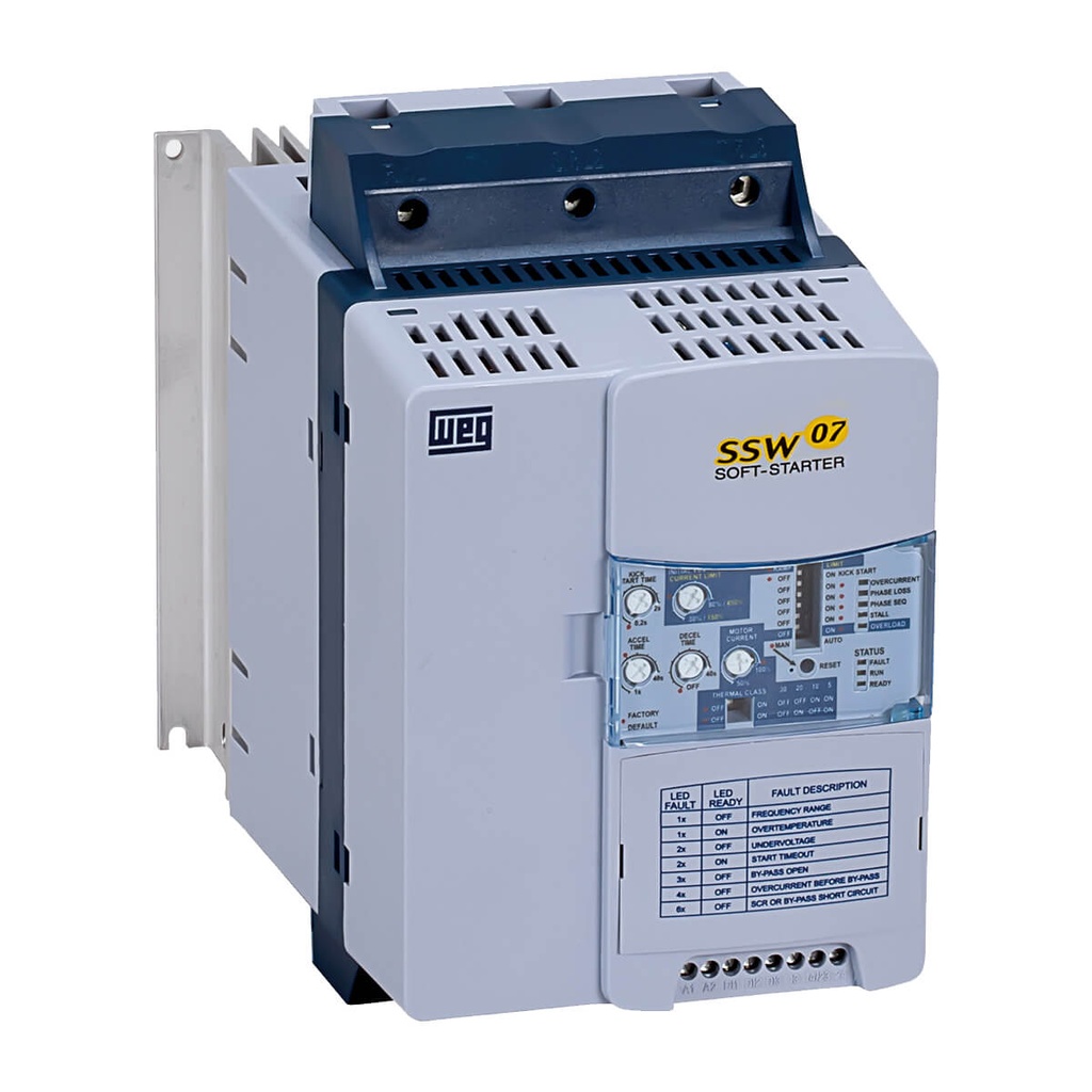 Софт-стартер WEG SSW070030T5SZ, 30A, Fr.1